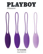 Playboy Pleasure Put in Work Kegel Balls Set – Purple Ombre - Image 10