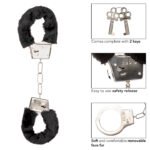 Playful Furry Cuffs - Black - Image 7