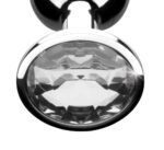 Booty Sparks Clear Gem Aluminum Alloy Anal Plug – Small – Silver - Image 3
