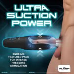 Pleasure Grip Sucking and Vibrating Masturbator - Black - Image 3