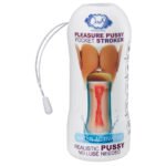 Pleasure Pussy Pocket Stroker Water Activated - Tan - Image 4