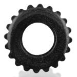 OXBALLS Plushy Single Cock Ring – Black Mica - Image 3