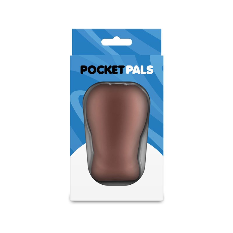 pocket-pals-anal-stroker-brown Pocket Pals - Anal Stroker - Brown - Image 1