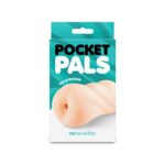 Pocket Pals Anal Stroker – White, Body-Safe TPE - Image 2