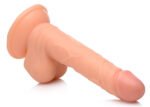 Pop Pecker 6.5 Inch Dildo With Balls - Light - Image 4