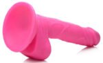 Pop Pecker 6.5 Inch Dildo With Balls - Pink - Image 6