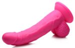 Pop Pecker 7.5 Inch Dildo With Balls - Pink - Image 4
