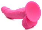 Pop Pecker 7.5 Inch Dildo With Balls - Pink - Image 6