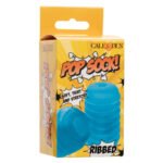 Pop Sock Ribbed Stroker – Blue - Image 6