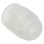 Pop Sock Ribbed Clear Reversible Stroker - Image 5
