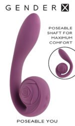 Poseable You Purple Vibrating Ball and Shaft Toy – Rechargeable, Waterproof - Image 7
