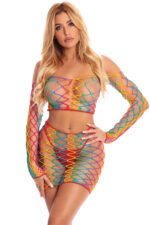 Pot of Gold 2 Pc Skirt Set - One Size - Rainbow - Image 2