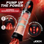 Power Up Automatic Waterproof Penis Pump – Clear - Image 3