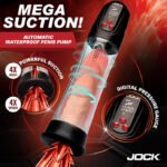 Power Up Digital Automatic Waterproof Penis Pump – Clear - Image 3