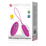 Pretty Love Julia Rechargeable Vibrating Egg – Purple - Image 5