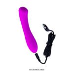 Pretty Love Len Rechargeable Wand - Purple - Image 6