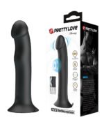 Pretty Love Murray Rechargeable Vibrating Dildo with Suction Cup Base – Black - Image 3