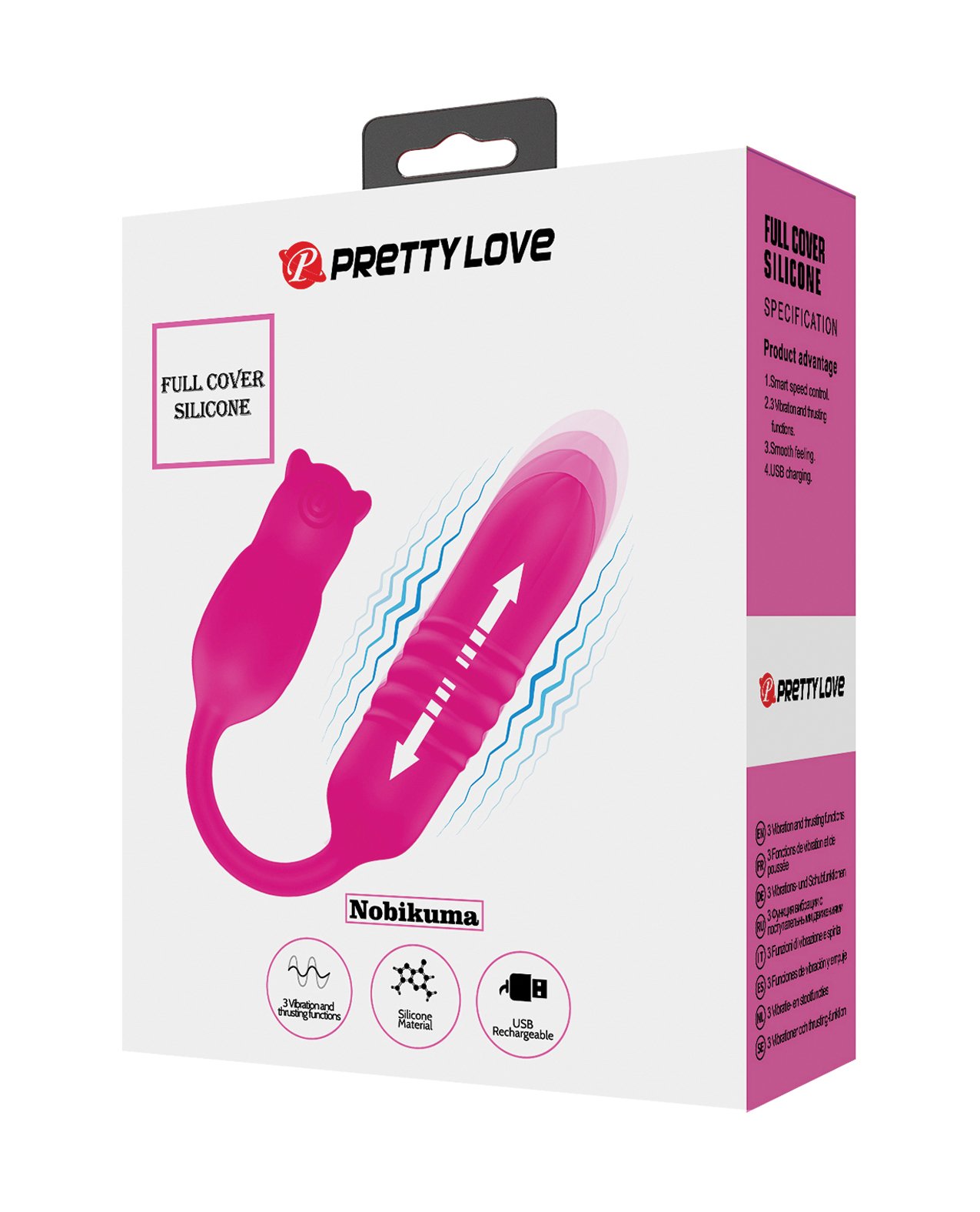 pretty-love-nobikuma-thrusting-egg-fuchsia Pretty Love Nobikuma Thrusting Egg - Fuchsia - Image 1