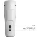 Pretty Love Sienna Rechargeable Vibrating Stroker – White - Image 5