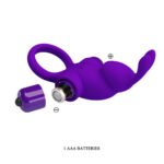 Pretty Love Vibrant Penis Ring I - Purple - Image 2
