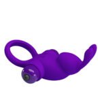 Pretty Love Vibrant Penis Ring I - Purple - Image 4