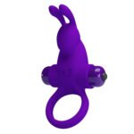 Pretty Love Vibrant Penis Ring I - Purple - Image 5