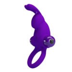 Pretty Love Vibrant Penis Ring I - Purple - Image 7