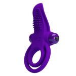 Pretty Love Vibrant Penis Ring - Purple - Image 7