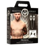 Primal Spiked Clover Nipple Clamps - Silver - Image 6