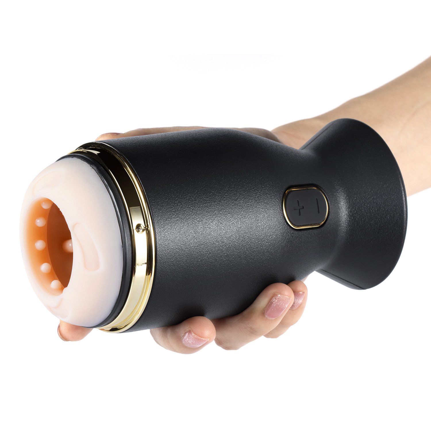 priti-automatic-rotating-penis-stimulator-black Priti - Automatic Rotating Penis Stimulator - Black - Image 1