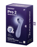 Satisfyer Pro 2 Generation 3 Connect App Rechargeable Vibrator – Lilac - Image 3