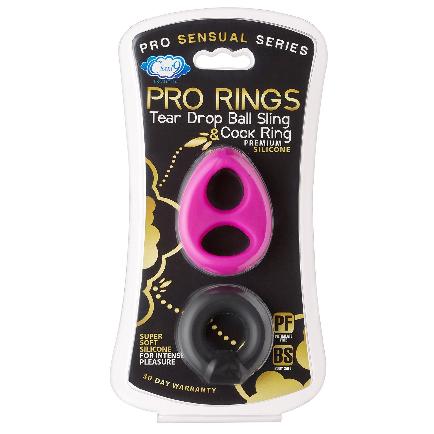 pro-sensual-silicone-tear-drop-ring-donut-sling Pro Sensual Silicone Tear Drop Ring / Donut Sling - Image 1