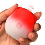 Pulsing Petals Throbbing Rose Stimulator - Red - Image 2