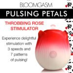 Pulsing Petals Throbbing Rose Stimulator - Red - Image 3