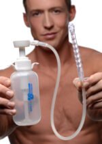 Pump Action Enema Bottle with Nozzle – Clear - Image 3