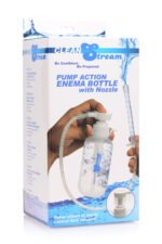 Pump Action Enema Bottle with Nozzle – Clear - Image 4