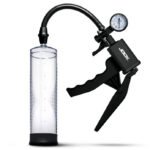 Pump Up Penis Pump With Gauge and Trigger Handle - Clear - Image 2