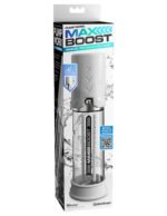 Pump Work Max Boost Penis Pump – White/Clear - Image 2