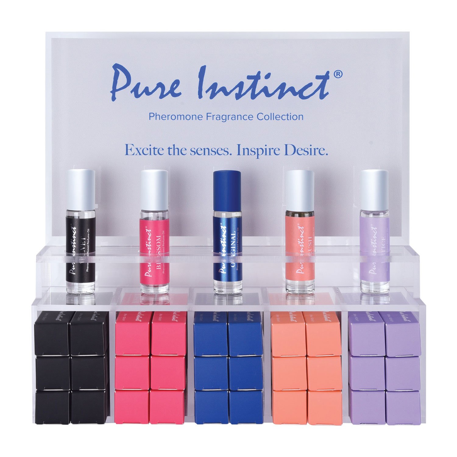 pure-instinct-pheromone-perfume-oil-roll-on-102-ml-acrylic-display-with-testers-and-product-36-pieces Pure Instinct Pheromone Perfume Oil Roll on 10.2 ml Acrylic Display With Testers and Product 36 Pieces - Image 1