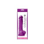 Colours Pleasures - 5 Inch Dildo - Purple - Image 2