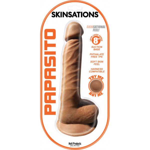 Skinsations Latin Lover Series 8 Inches - Papasito