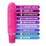 Luxe Cozi Mini Vibrator – Body-Safe Silicone – Fuchsia - Image 6
