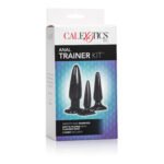 Anal Trainer Kit – Three-Piece Phthalate-Free PVC Anal Plug Set – Black - Image 6