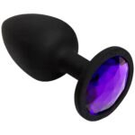 Booty Bling Purple Anal Plug – Small, Phthalate-Free Silicone - Image 2