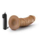Dr. Skin Dr. Joe 8 Inch Vibrating Dildo with Suction Cup – Mocha - Image 4