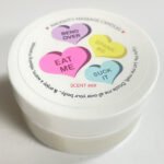 Vday Candy Heart Massage Candle - Madagascar Vanilla 1.7 Oz