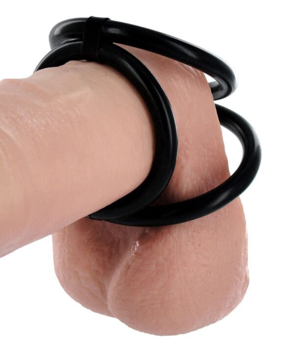 Easy Release Tri Cock and Ball Ring
