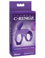 Fantasy C-Ringz Ultimate Couples Cage Vibrating Cock Ring – Purple - Image 6