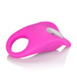 Silicone Rechargeable Vibrating Cock Ring – Pink - Image 9