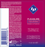 ID Pleasure Water-Based Personal Lubricant 1 Fl Oz - Image 2